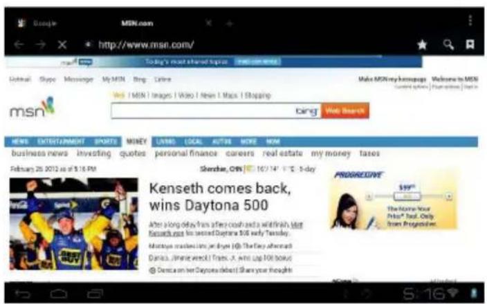 XORO PAD 9719 QR - Internet Browser - 1
