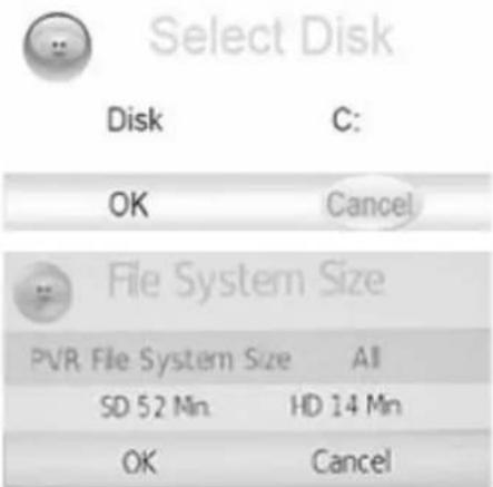 XORO HTL 2230D - Vorbereitung des USB Speicher zur Aufnahme - 2