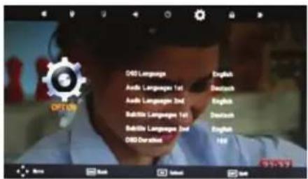 XORO HTC 2442 HD - Audio language 1, 2 - 1