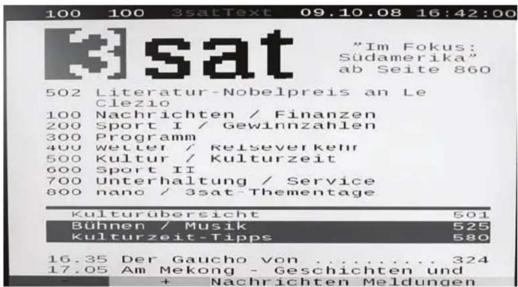 XORO HTC 2442 HD - Videotext - 1
