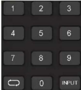XORO HTC 2442 HD - Numeric Buttons - 1