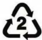 XORO HTC 2442 HD - Recycling of plastic parts - 1