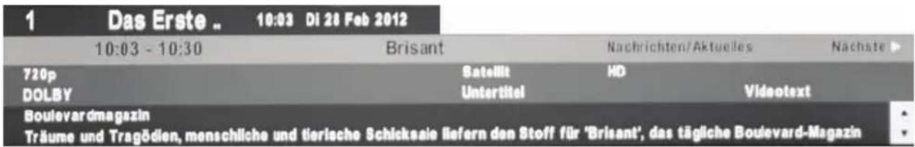 XORO HTC 2442 HD - Informationsanzeige - 1