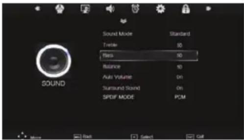 XORO HTC 2442 HD - Treble and Bass - 1