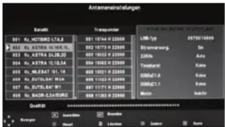 XORO HTC 2442 HD - Antenneneinstellungen - 1