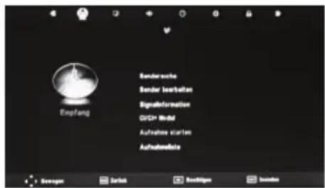 XORO HTC 2442 HD - Sendersuche - 1
