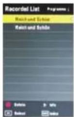 XORO HTC 2442 HD - Recording program - 2