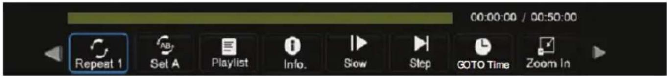 XORO HTC 2442 HD - Operation bar - 1