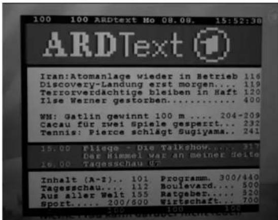 CLATRONIC CTV 722 - Teletext - 1