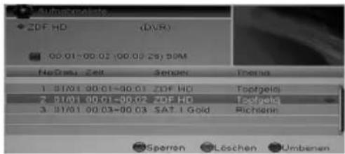 XORO HRS 8540 - Aufnahmen abspielen - 1