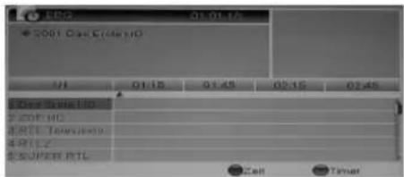 XORO HRS 8540 - EPG (Elektronischer Programmführer) - 1