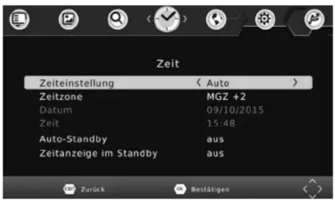 XORO HRS 2610 - Zeiteinstellung - 1