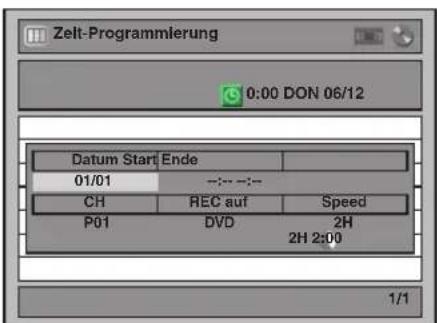 FUNAI W4A-A4180DB - Geben Sie mit den [▲ / ▼] das Datum ein, drücken Sie dann die [▶]. - 2