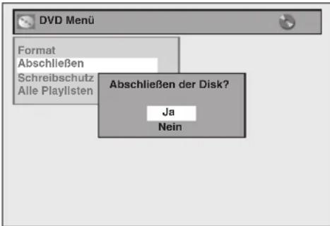 FUNAI W4A-A4180DB - Legen Sie vor dem Finalisieren eine beschreibbare Disk ein. - 1