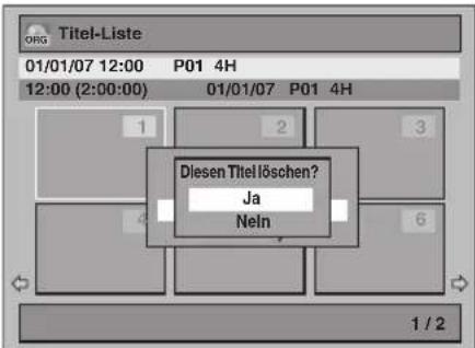 FUNAI W4A-A4180DB - Wählen Sie mit den [▲ / ▼] „Ja“, drücken Sie dann [ENTER]. - 1