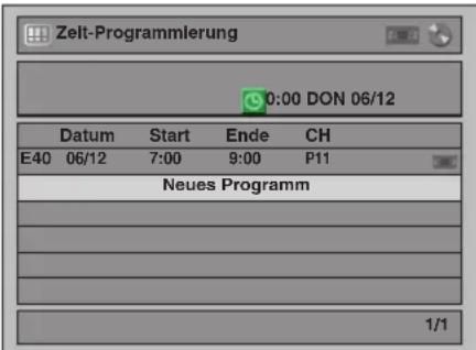 FUNAI W4A-A4180DB - Probleme bei der Beendigung der Zeit-Programmierung - 1