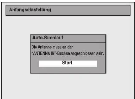 FUNAI W4A-A4180DB - Ersteinstellung - 2