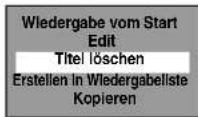 FUNAI T5A-A8482DB - Wählen Sie mit [▲/▼] „Titel löschen“, drücken Sie dann [ENTER]. - 1