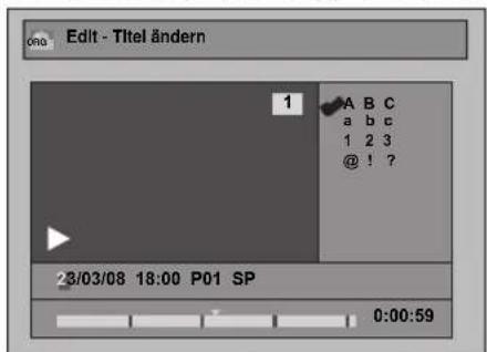 FUNAI T5A-A8482DB - Bearbeitung des Titelnamens - 6