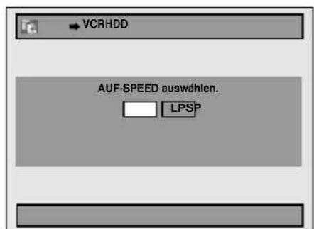 FUNAI T5A-A8482DB - Wählen Sie mit [◀/▶] die gewünschte Aufnahmegeschwindigkeit, drücken Sie dann [ENTER]. - 1