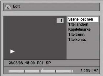 FUNAI T5A-A8482DB - Löschen von Teilen der Titel - 2