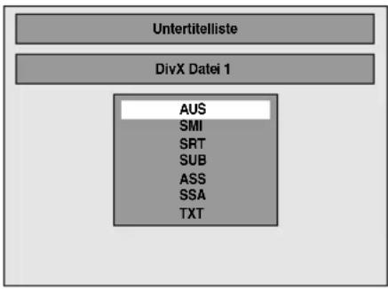 FUNAI T5A-A8482DB - DivX®-Untertitel - 1