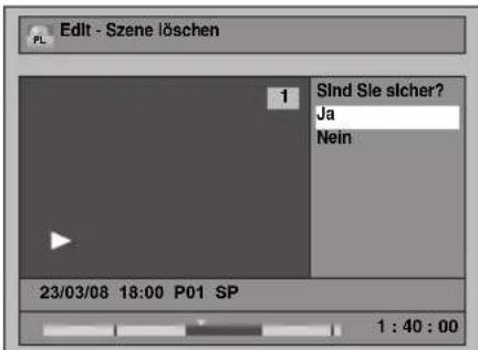 FUNAI T5A-A8482DB - Löschen von Teilen der Titel - 6
