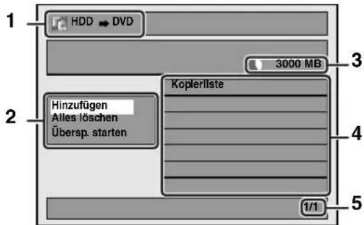 FUNAI T5A-A8482DB - Kopiermenü-Anzeige - 1