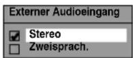 FUNAI T5A-A8482DB - Einstellung des externen Audioeingangs - 3