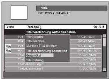 FUNAI T3A-A8182DB - Titel schützen / Schutz aufheben - 6