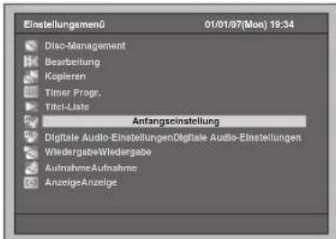 FUNAI T3A-A8182DB - Einstellung für externen Anschluss (AV3) - 1