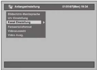 FUNAI T3A-A8182DB - Wählen Sie mit den [Pfeiltasten ∧ / ∅die Option „Kanal Einstellung“ und drücken Sie dann auf [ENTER]. - 1