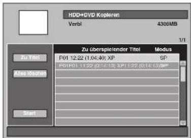 FUNAI T3A-A8182DB - Bidirektionales Kopieren zwischen Festplatte und DVD - 5