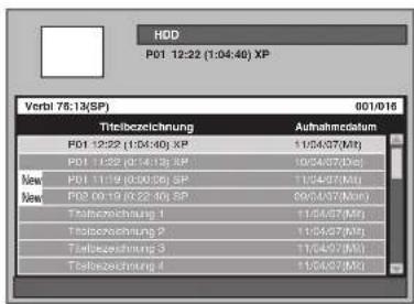 FUNAI T3A-A8182DB - Wählen Sie den Titel, den Sie bearbeiten möchten, mit den [Pfeiltasten ^ / Yund drücken Sie dann auf [ENTER]. - 1