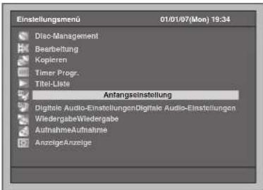 FUNAI T3A-A8182DB - Ersteinstellung - 1