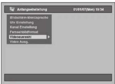 FUNAI T3A-A8182DB - Einstellung für externen Anschluss (AV3) - 2