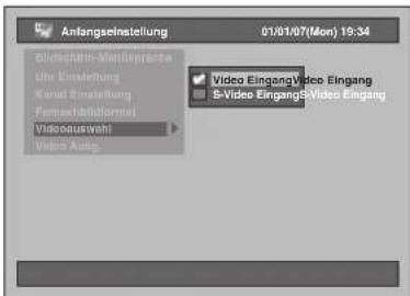 FUNAI T3A-A8182DB - Einstellung für externen Anschluss (AV3) - 3