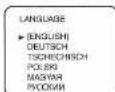 FUNAI 29D250 - Selecting the Language - 1