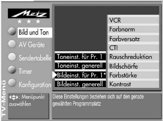 METZ Tiros 63 - Menü aufrufen - 4