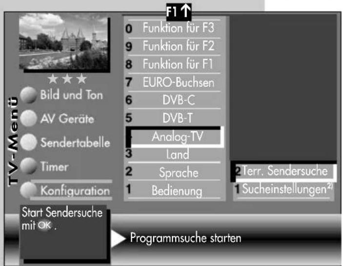 METZ Spectral 84 - Terrestrische Sendersuche durchführen - 1