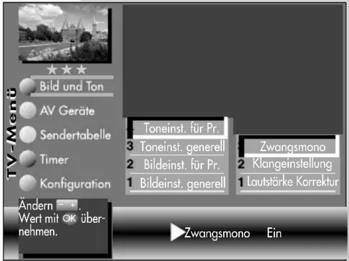 METZ Spectral 84 - Menü aufrufen - 5