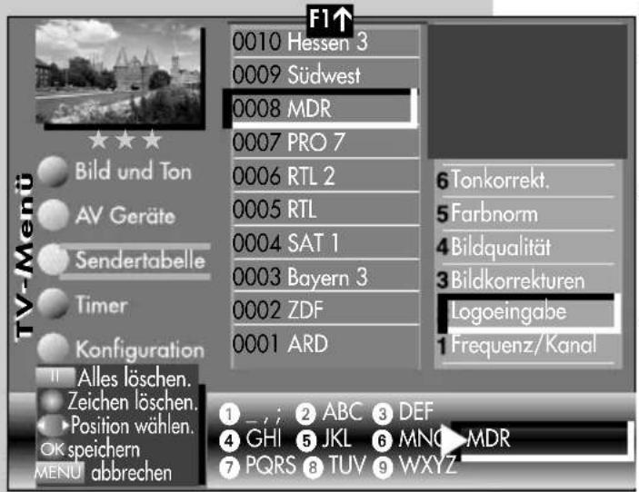 METZ Spectral 84 - Sender-Logo einstellen - 1