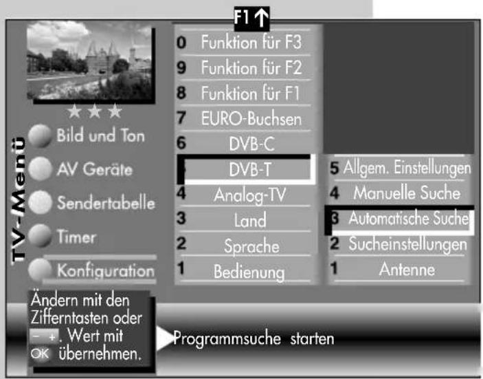 METZ Spectral 84 - Automatische Suche durchführen - 1