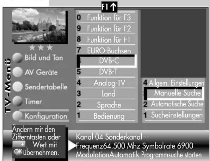 METZ Spectral 84 - Menü aufrufen - 4