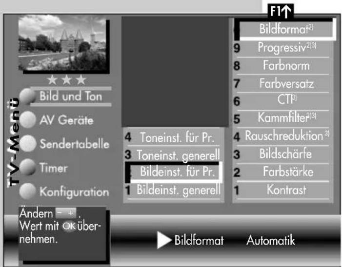 METZ Spectral 84 - Bildformat einstellen ^21 : - 1