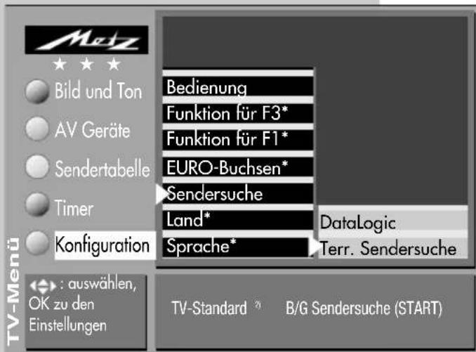 METZ Spectral 70 - Automatische Sendersuche durchführen - 1