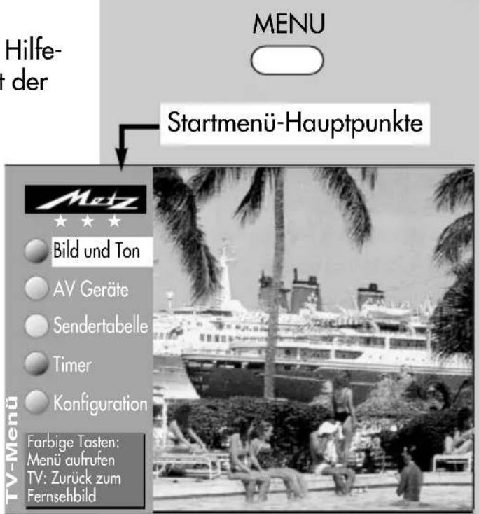 METZ Spectral 70 - Die Menüsteuerung - 1