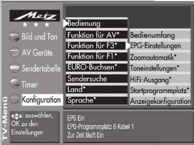 METZ Spectral 72 - EPG-NexTView einschalten - 1