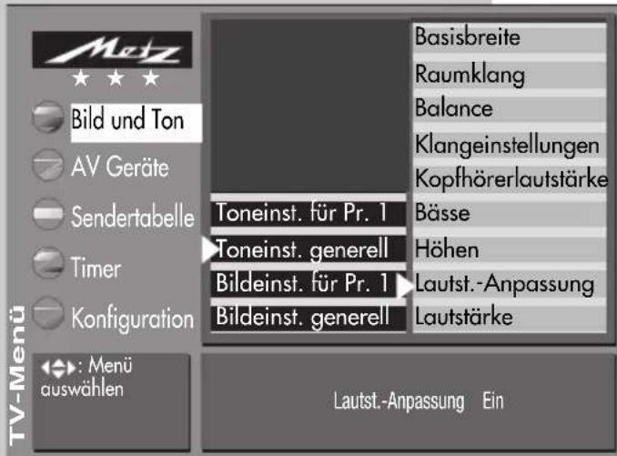 METZ Spectral 72 - Automatische Lautstärkeanpassung - 1