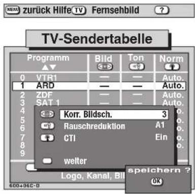 METZ Spectral 55 - Bildabweichungen korrigieren - 2